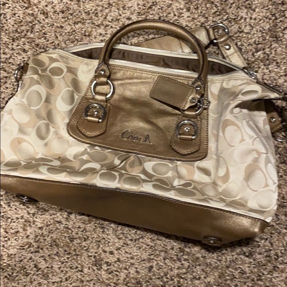 Coach bag and matching wallet